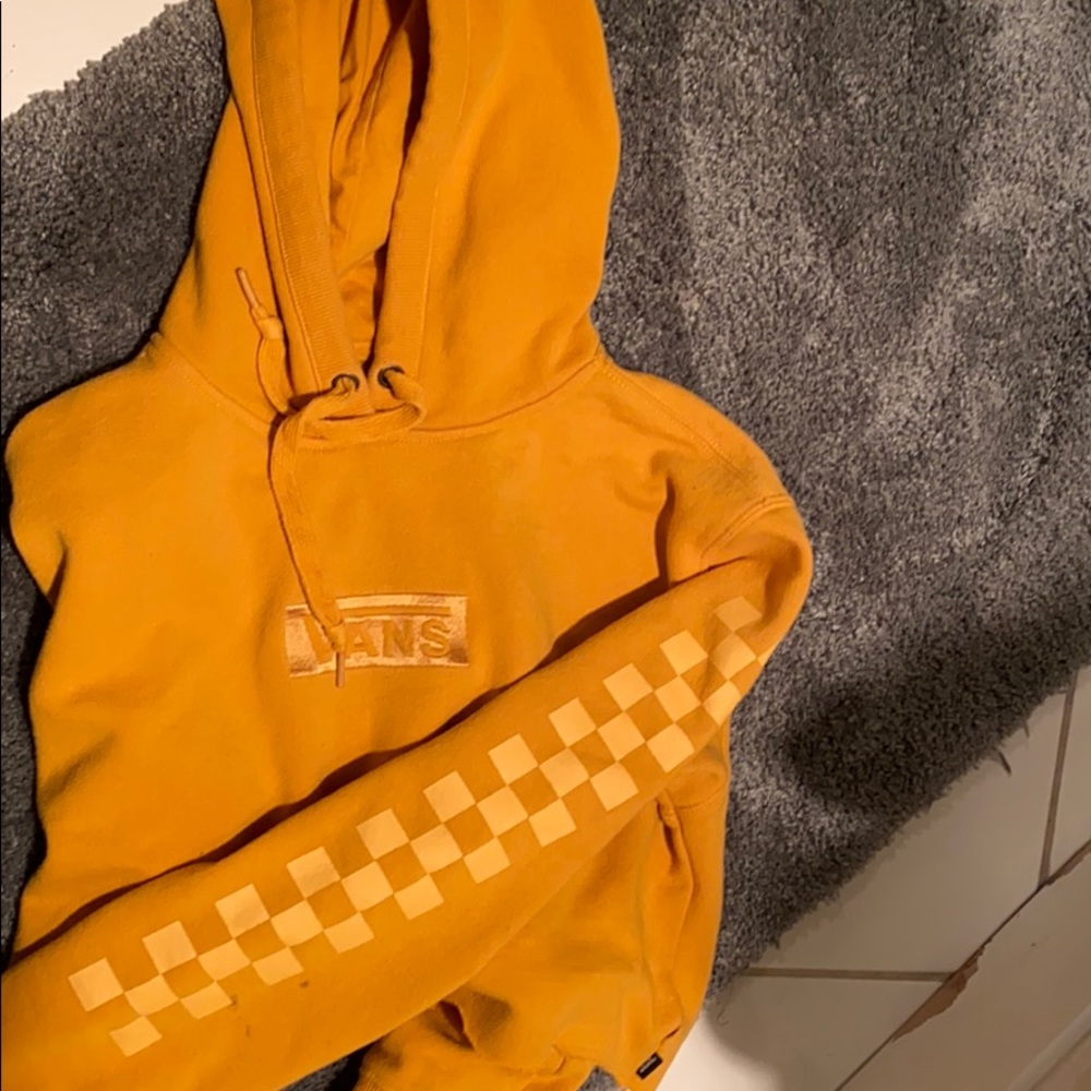 Cropped vans hoodie